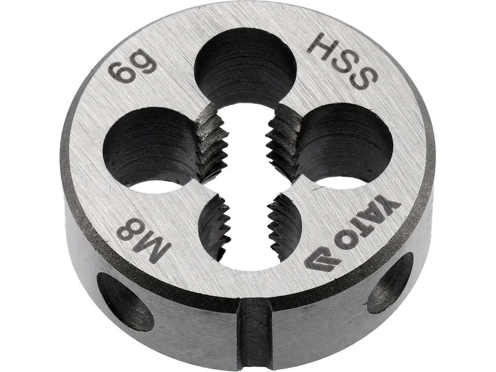 Плашка YATO М8 х 1.25 мм, HSS М2, m= 35 г