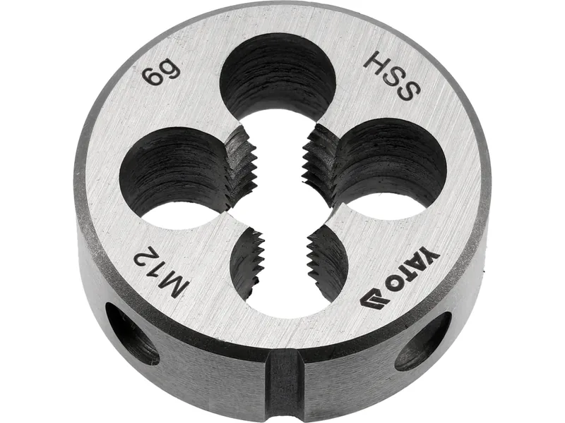 Плашка YATO М12 х 1.75 мм, HSS М2, m= 90 г