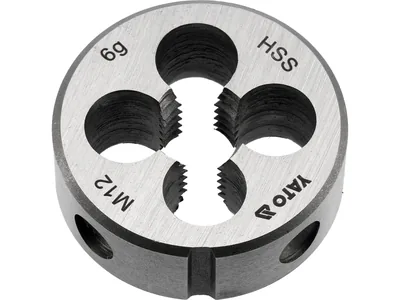 Плашка YATO М12 х 1.75 мм, HSS М2, m= 90 г