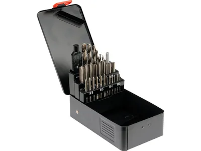 Набір Мітчиків YATO : Ø= M3,М4,М5,М6,М8,М10,М12 мм; кпл. 29 шт.