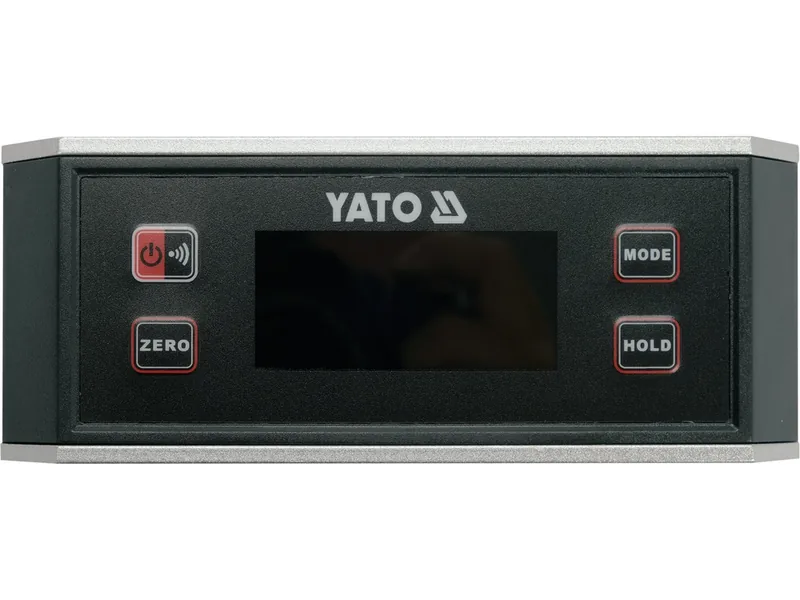 Рівень електронний з дисплеєм YATO: l= 150 мм. з магнітом, живлення від 2х 1,5 В батарейки ААА