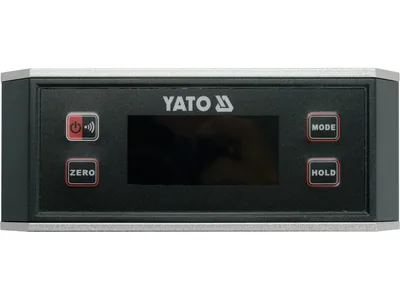Рівень електронний з дисплеєм YATO: l=  150 мм. з магнітом, живлення від 2х 1,5 В батарейки ААА