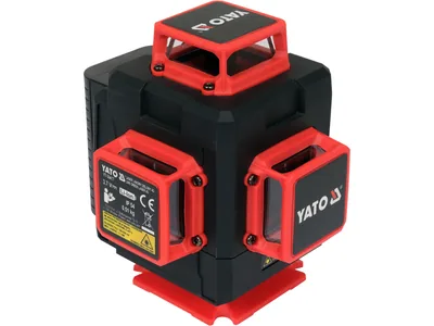Нівелір YATO лазерний на 4-площини зелен пром діап- 30 м, живл.- 2 Li-Ion акумул 3.7 V, міні-штатив