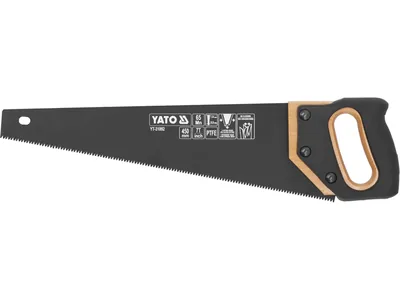 Ножівка по дереву YATO : L= 450 мм, 7 зубів/1", полотно t= 1 мм, покрите PTFE