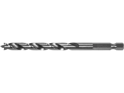 Свердло по дереву YATO : Ø7 x 90/55 мм, хвостовик- HEX 1/4", HSS 4241(DW)