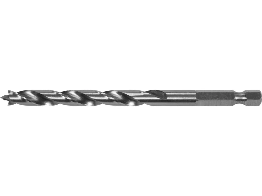 Свердло по дереву YATO : Ø7 x 90/55 мм, хвостовик- HEX 1/4", HSS 4241(DW)