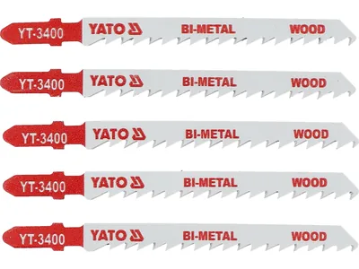Полотно для електролобзика YATO BI-METAL (дерево) , 6TPI , l=100м, набір 5пр.