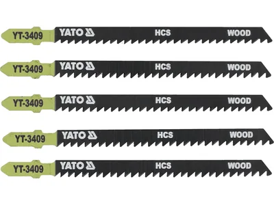Полотно для електролобзика(дерево) YATO : 8TPI, L= 115 мм. Уп. 5 Шт.