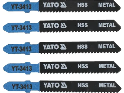 Полотно для електролобзика(метал) YATO : 12TPI, L= 75 мм, Уп. 5 Шт.