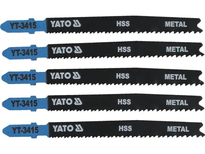 Полотно для електролобзика(метал) YATO : 24-10TPI, L= 100 мм, Уп. 5 Шт.
