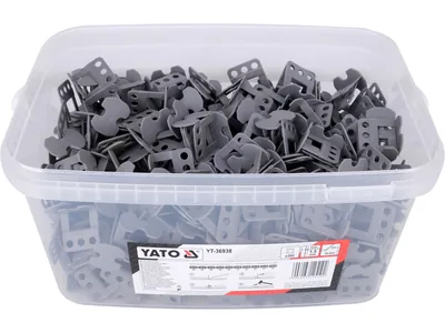 Кліпси СВП для викладання плитки YATO до шва- 1,5 мм, плитка t≤ 14 мм. 500 шт