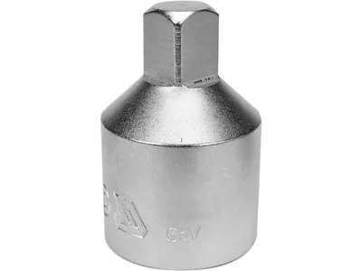 Перехідник для головок торцевих YATO : квадрат 3/8"(F) - 1/4 (М), L= 27 мм.