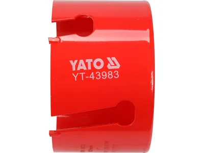 Свердло корончате по силікату, керамоблоках OSB YATO: Ø102 x 60мм, різьб. кріпл.- 5/8"-18UNF