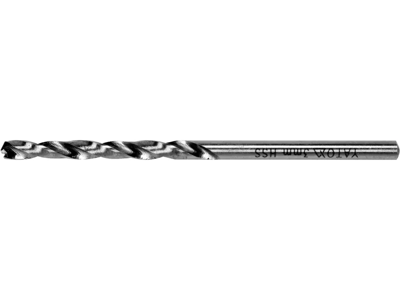 Свердло по металу YATO HSS 4241 PREMIUM, Ø=3,0х65 мм до нержавіючої і високолегов. сталі, литва