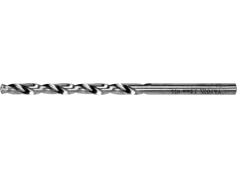 Свердло по металу YATO HSS 4241 PREMIUM, Ø=3,8х75мм до. нержавіючої і високолегов. сталі, литва