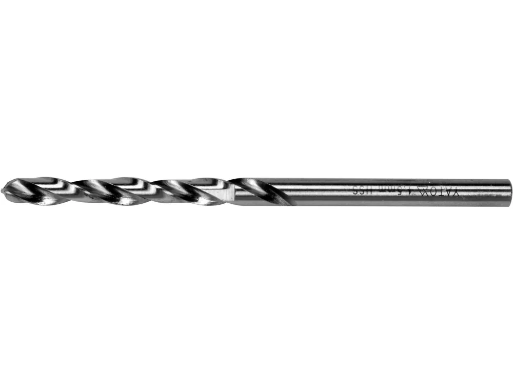 Свердло по металу YATO HSS 4241 PREMIUM, Ø=4,5х80мм до. нержавіючої і високолегов. сталі, литва