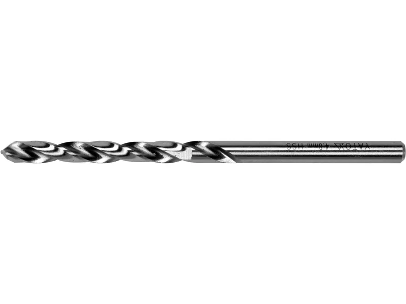 Свердло по металу YATO HSS 4241 PREMIUM, Ø=4,8х85мм до. нержавіючої і високолегов. сталі, литва