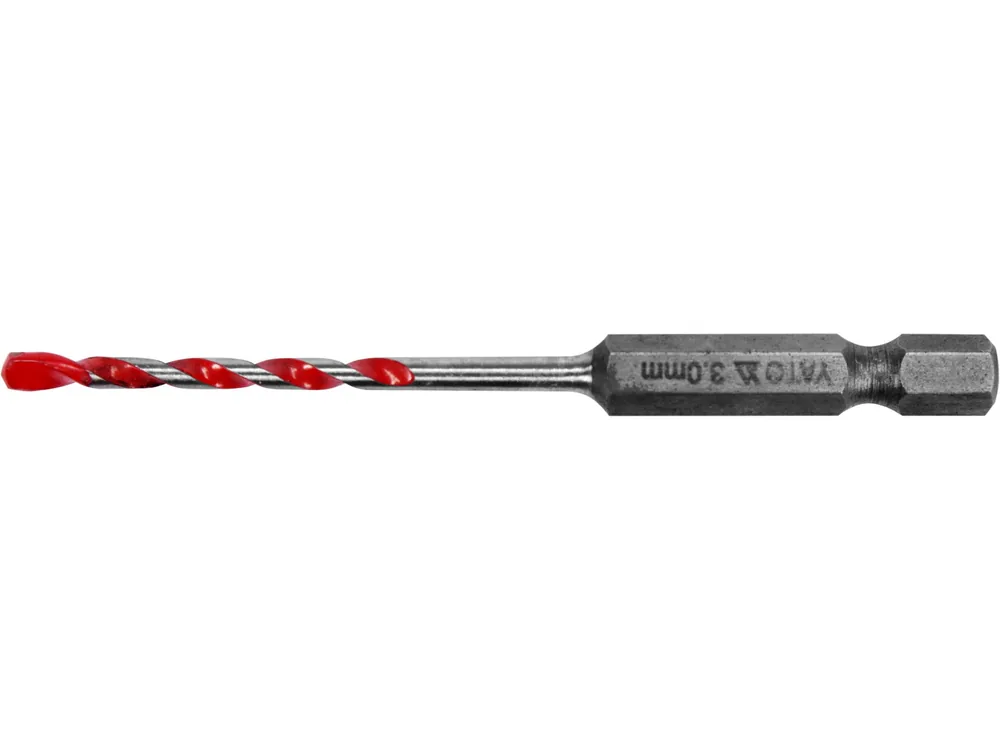 Свердло універсальне YATO: YG6X, Ø= 3 мм, l= 85/30 мм, HEX-1/4"