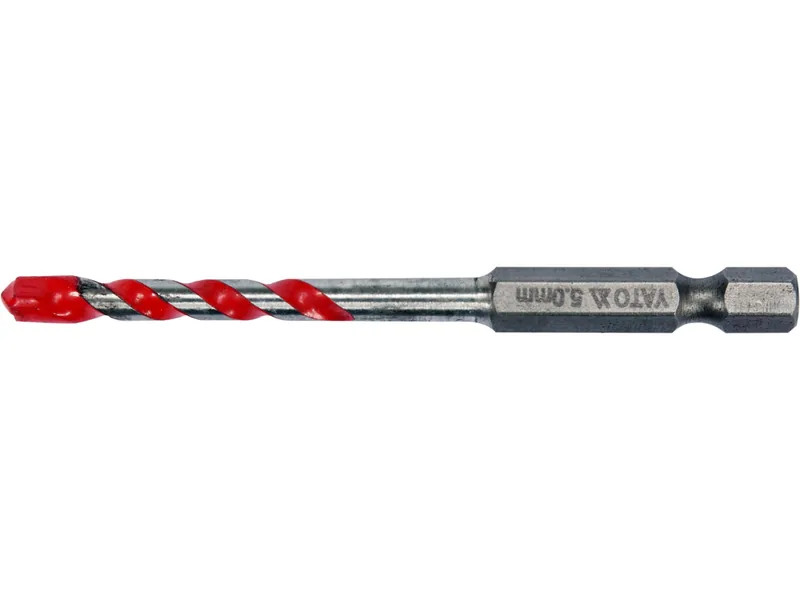 Свердло універсальне YATO: YG6X, Ø= 5 мм, l= 85/30 мм, HEX-1/4"