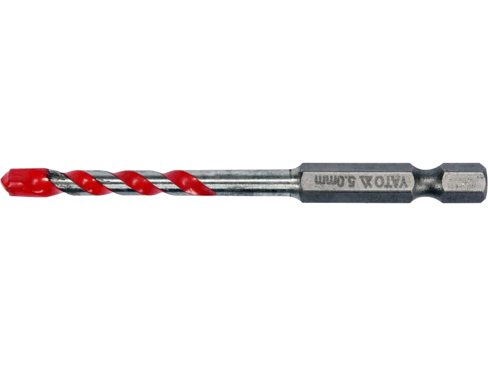 Свердло універсальне YATO: YG6X, Ø= 5 мм, l= 85/30 мм, HEX-1/4"