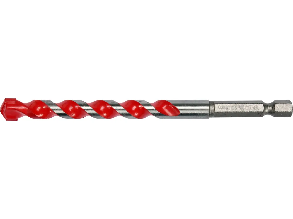 Свердло універсальне YATO: YG6X, Ø= 10 мм, l= 120/70 мм, HEX-1/4"