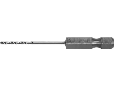 Свердло по металу YATO: HSS6542, Ø=1.5мм,HEX-1/4", l=57/26мм, для нержав.,конструкт.,легов.сталі(DW)