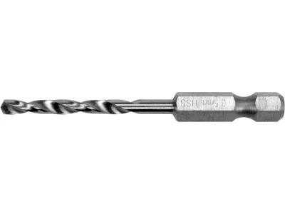 Свердло по металу YATO: HSS6542, Ø=3.5мм, HEX-1/4", l=70/38мм,для нержав.,конструкт.,легов.сталі(DW)