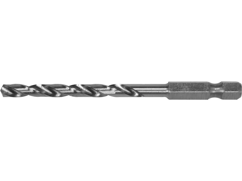 Свердло по металу YATO: HSS6542, Ø=4.8мм, HEX-1/4", l=86/52мм,для нержав. конструкт.,легов.сталі(DW)