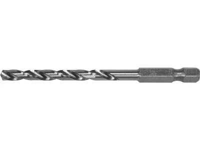 Свердло по металу YATO: HSS6542, Ø=4.8мм, HEX-1/4", l=86/52мм,для нержав. конструкт.,легов.сталі(DW)