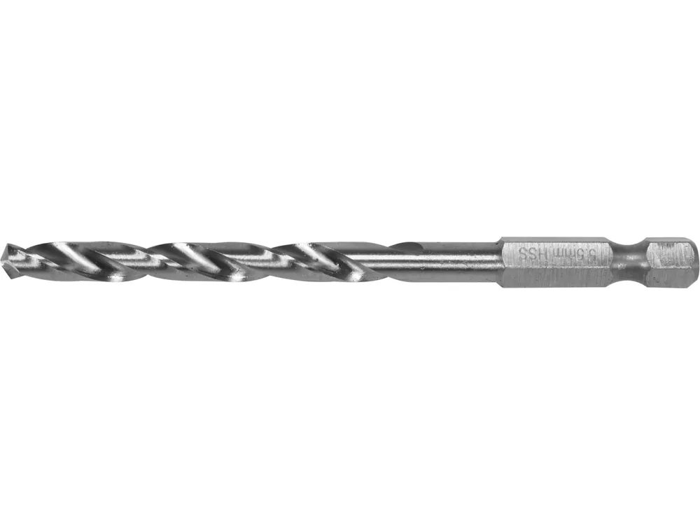 Свердло по металу YATO: HSS6542, Ø=5.5мм, HEX-1/4", l=93/57мм,для нержав.,конструкт.,легов.сталі(DW)