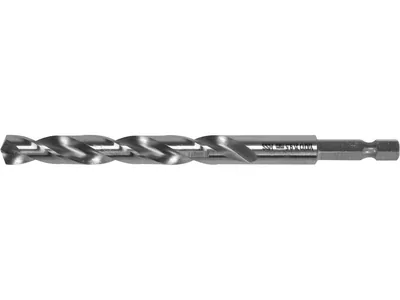 Свердло по металу YATO: HSS6542, Ø=9.5мм, HEX-1/4",l=125/81мм,для нержав.,конструкт.,легов.сталі(DW)