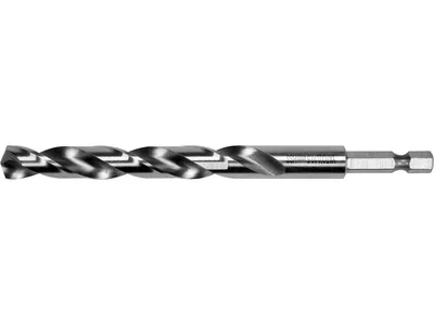 Свердло по металу YATO: HSS6542, Ø=10.5мм, HEX-1/4",l=133/87мм,для нержав.,конструкт.легов.сталі(DW)