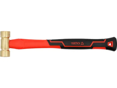 Молоток з мідним обухом YATO m= 300 г, скловолокниста ручка