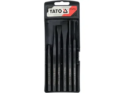 Зубило, кернер і пробійник YATO, Набір 6пр..