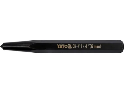 Кернер слюсарний YATO, 6-гран. профіль, Ø= 9,4/6 мм, l= 100 мм