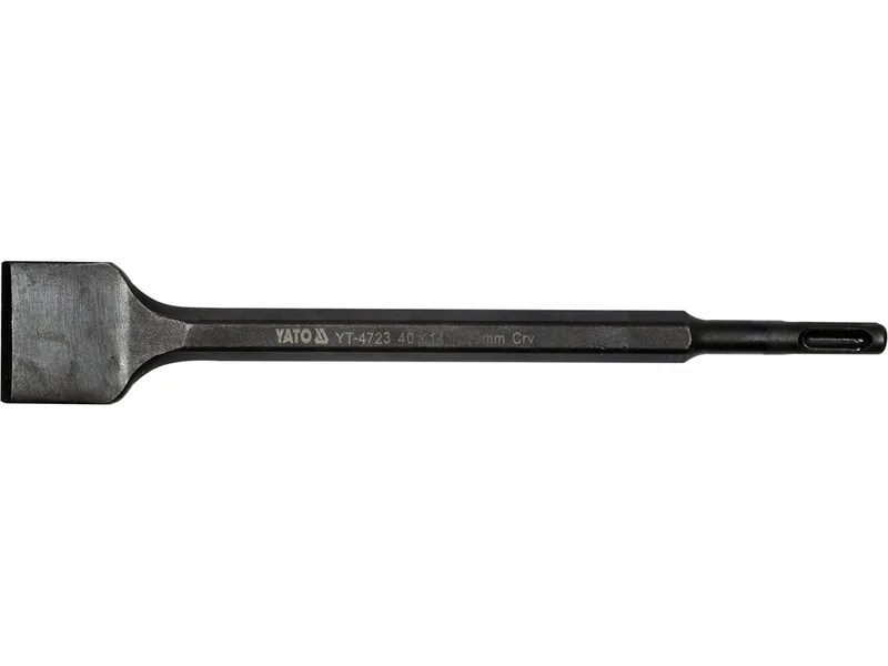 Зубило "лопатка" YATO : SDS+, 40х14 x 250 мм. CrV