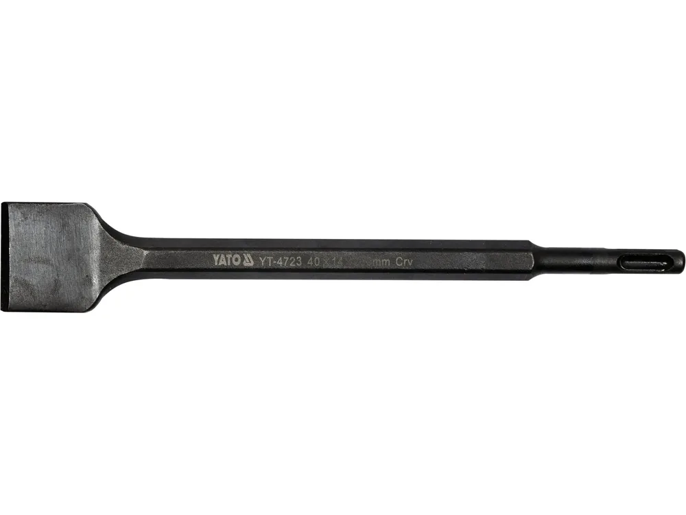 Зубило "лопатка" YATO : SDS+, 40х14 x 250 мм. CrV