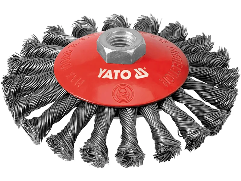 Щітка - крацовка YATO дискова Ø=125мм