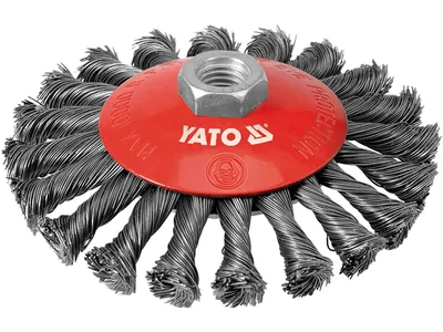 Щітка - крацовка YATO дискова Ø=125мм