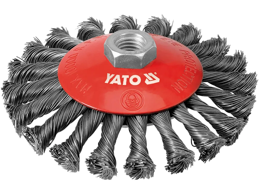 Щітка - крацовка YATO дискова Ø=125мм