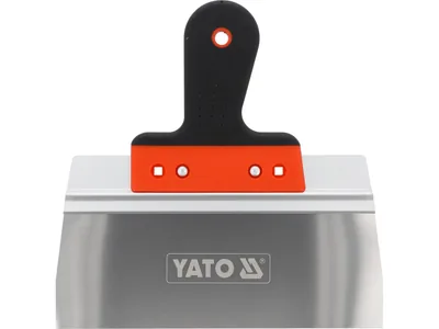 Шпатель фасадний YATO роб. частина- 250х 90мм з нержавіючої сталі, l=250 мм, двокомпонент ручка