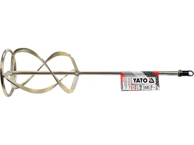 Міксер для фарби оцинкований YATO : Ø=160 мм, L=600 мм, М14