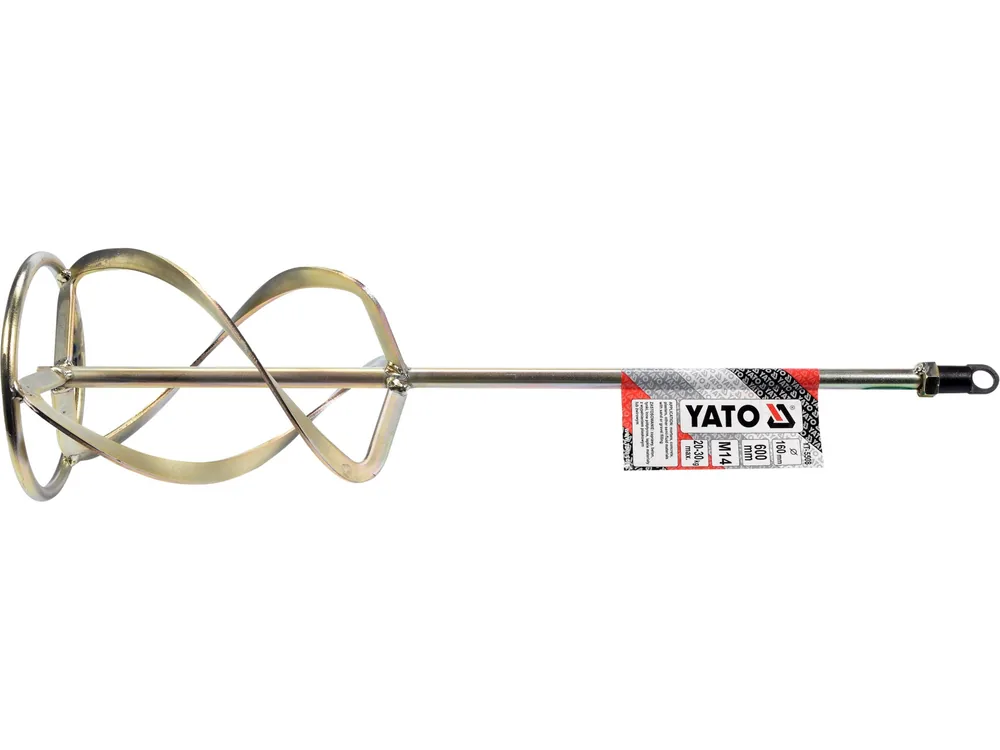 Міксер для фарби оцинкований YATO : Ø=160 мм, L=600 мм, М14