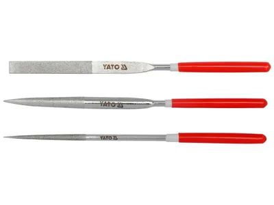 Надфіль алмазний YATO Набір. 4х160х50мм 3пр.
