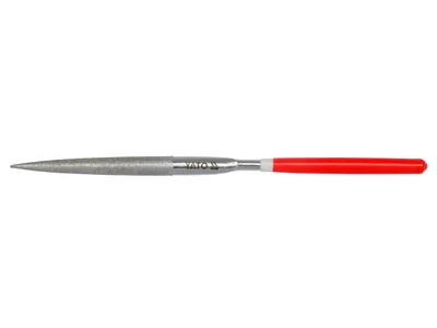 Надфіль алмазний YATO півкруглий, l= 180/70 мм, b= 5 мм