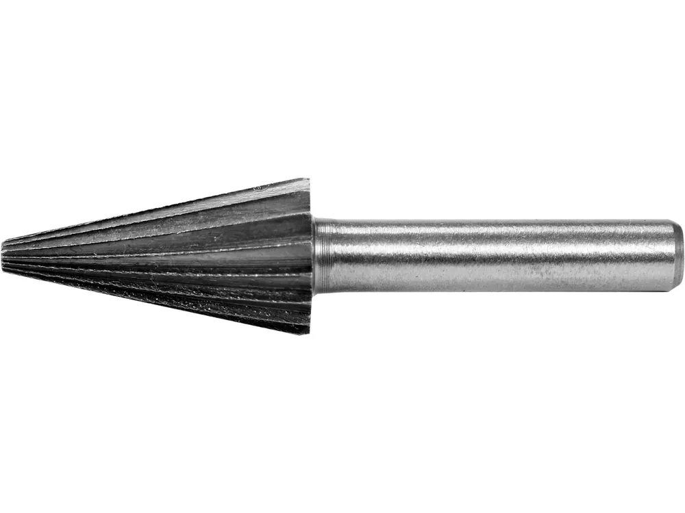 Фреза конусна по металу YATO : Ø13 x 25/55 мм, HSS 4241, хвостовик- Ø6 мм