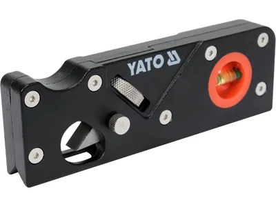 Рубанок столярний YATO до кромки- 155х 50х 20 мм, 7 лез W= 9 мм