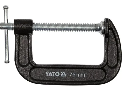 Струбцина з гвинтовим затиском "G" подібна YATO; l= 75 мм (3")