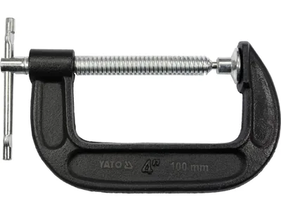 Струбцина з гвинтовим затиском "G" подібна YATO; l= 100 мм (4")