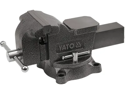 Лещата слюсарні обертові з наковальнею YATO, b= 200 мм, m=21кг